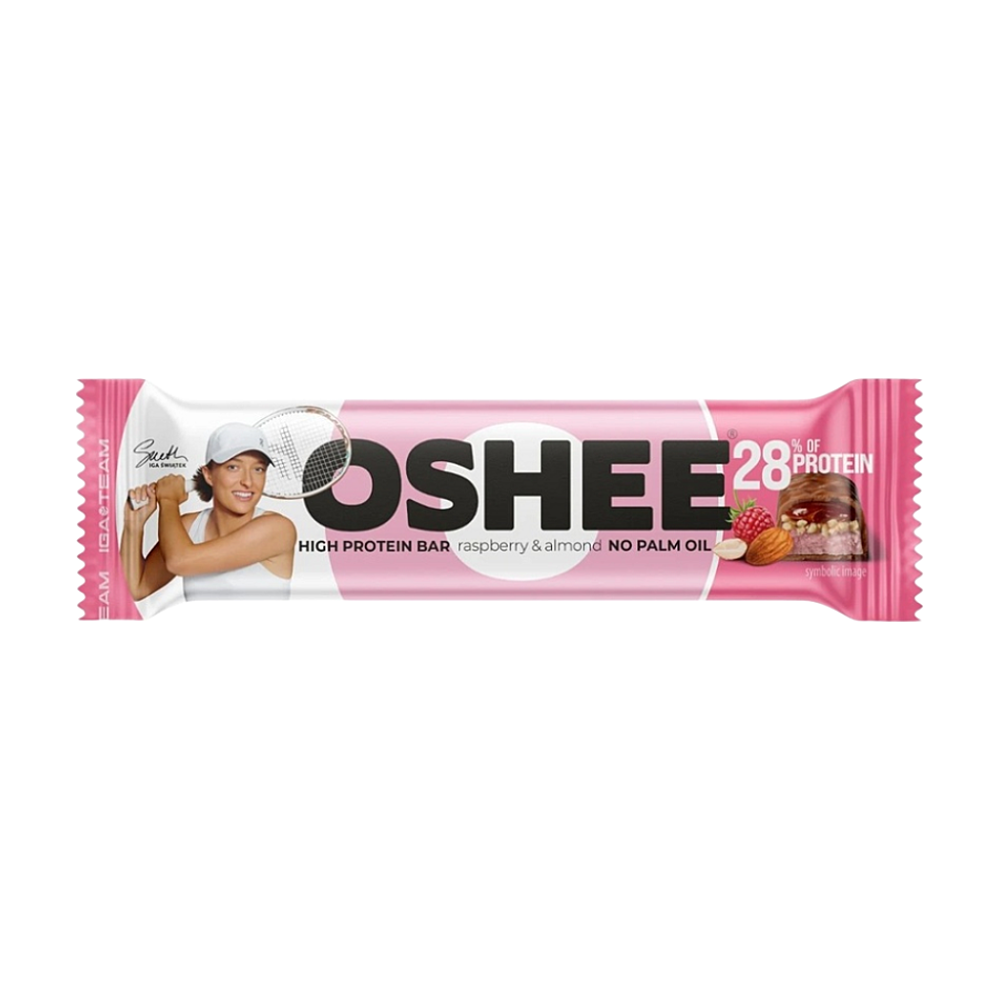 E-shop OSHEE Proteínová tyčinka malina a mandle 47 g