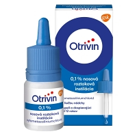 OTRIVIN 0,1 % Nosová roztoková instilácia 1 mg 10 ml