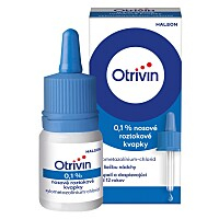 OTRIVIN 0,1 % Nosová roztoková instilácia 1 mg 10 ml