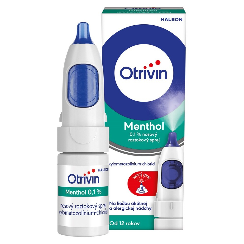 OTRIVIN Mentol 1mg/m nosový roztokový sprej 10 ml kúpite na Mojalekaren.sk