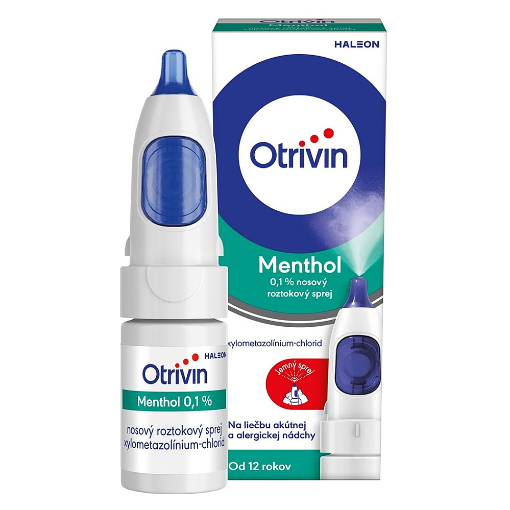 OTRIVIN Mentol 1mg/m nosový roztokový sprej 10 ml kúpite na Mojalekaren.sk