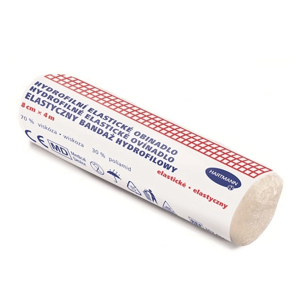 HARTMANN Hydrofilné elastické obväzové ovínadlo 8 cm × 4 m 1 kus