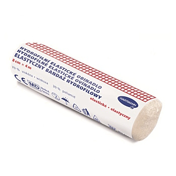 HARTMANN Hydrofilné elastické obväzové ovínadlo 8 cm × 4 m 1 kus (Ovínadlá a obväzy)