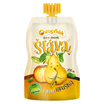 OVOCŇÁK Mušt jablko a hruška 200 ml (Džúsy, sirupy, minerálne vody) - Prírodné
