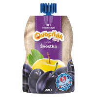 OVOCŇÁK Pyré jablko a slivka 200 g