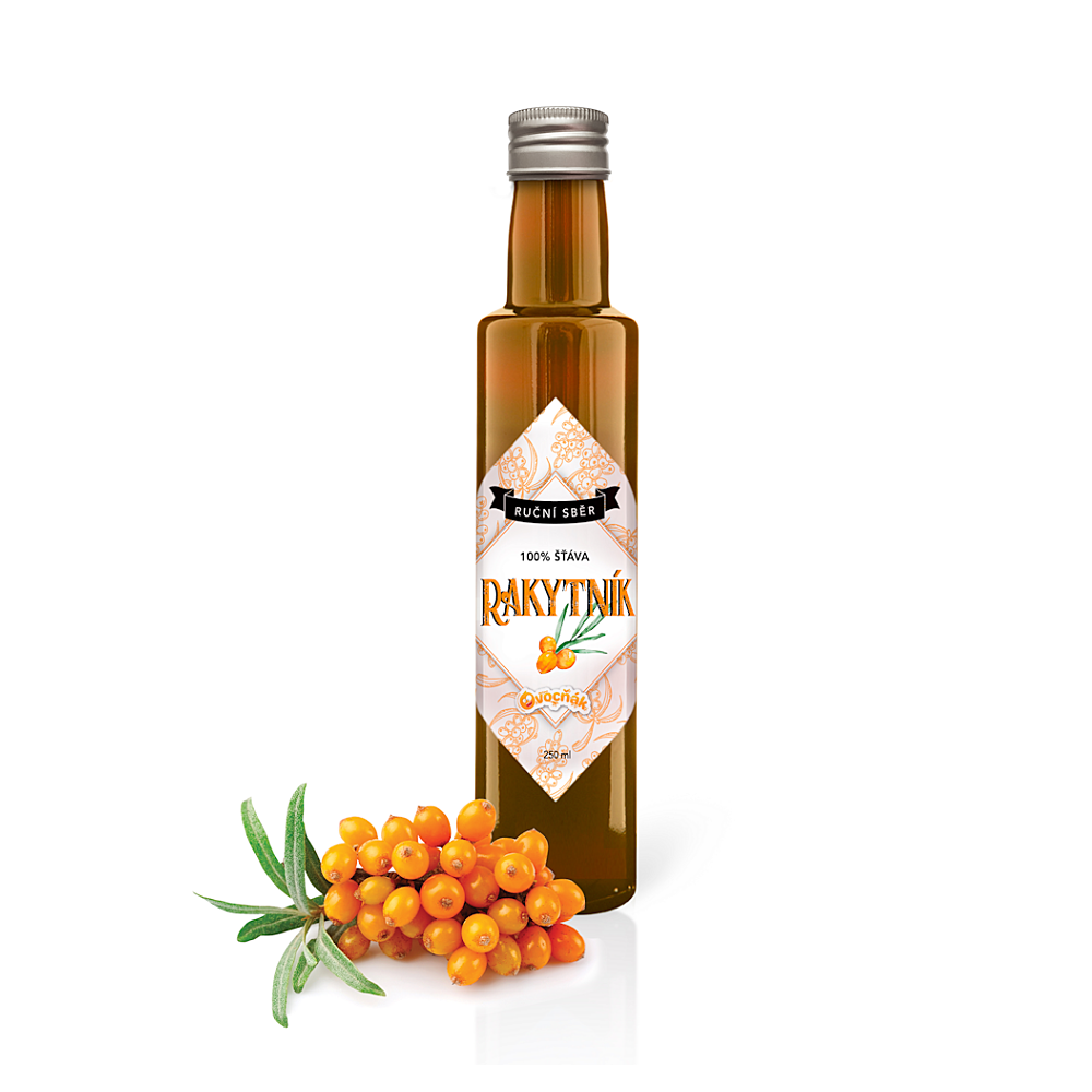 OVOCNIAK Rakytníková šťava 100% 250 ml