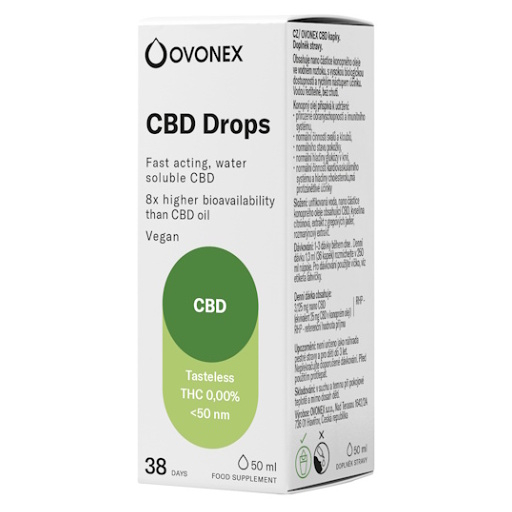 OVONEX CBD tekuté 50 ml kúpite na Mojalekaren.sk