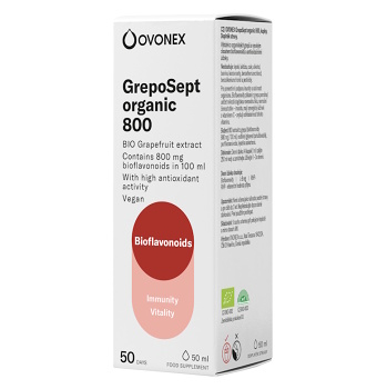 OVONEX Greposept organic 800 mg 50 ml (Bylinné výživové doplnky) - Prírodné, Jednozložkové, BIO