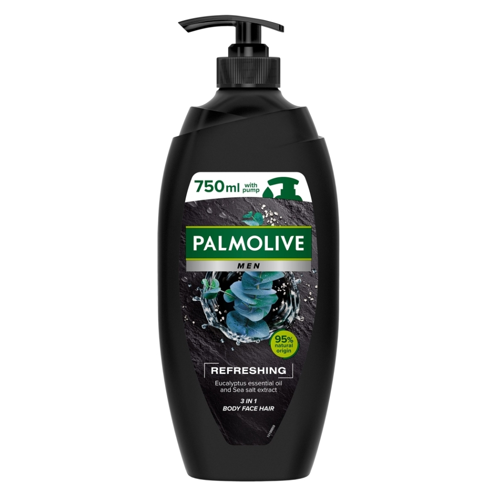 E-shop Palmolive sprchový gél 750ml for men pure arctic pumpička