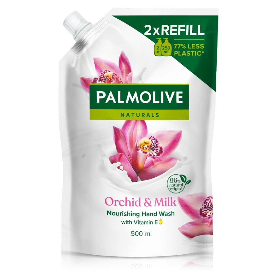 PALMOLIVE Naturals Black Orchid tekuté mydlo náhradné náplň 500 ml