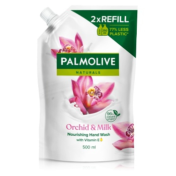 PALMOLIVE Naturals Black Orchid tekuté mydlo náhradné náplň 500 ml (Sprchové gély) - obrázok 1/4