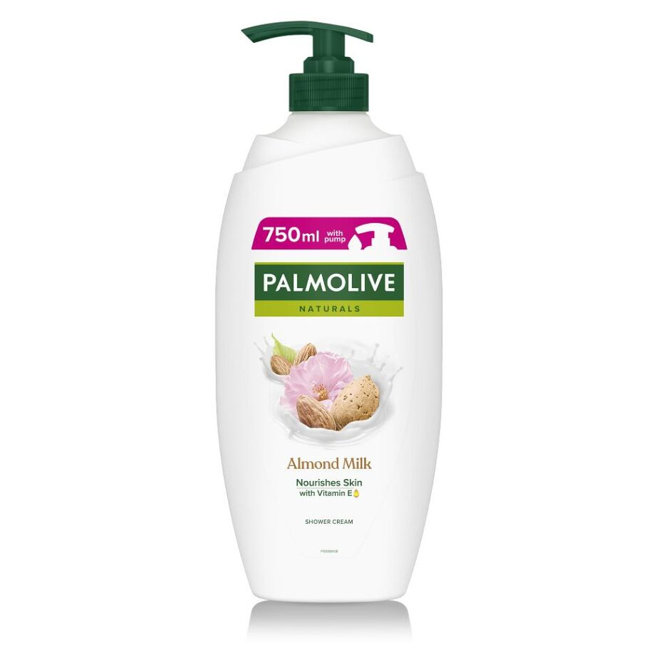 E-shop Palmolive sprchový gél 750 ml Almond milk pumpička