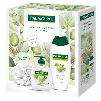 PALMOLIVE Olive bag SG 500 ml + Tekuté mydlo 300 ml Darčekové balenie