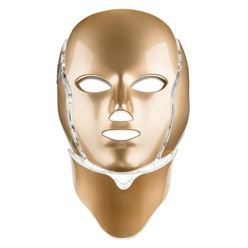 PALSAR7 Ošetrujúca LED maska na tvár a krk (zlatá)
