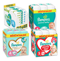 PAMPERS Mesačné balenie