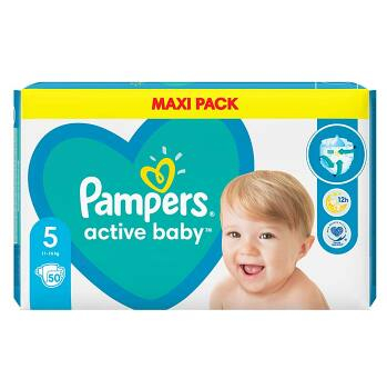 PAMPERS Active Baby veľ.5 Detské plienky 11-18 kg 50 ks