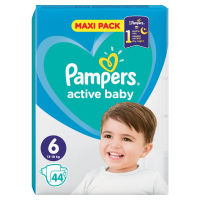 PAMPERS Active Baby-Dry 6 EXTRA LARGE 15+ kg 42 kusov