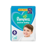 PAMPERS Active Baby-Dry 6 EXTRA LARGE 13-18 kg 42 kusov