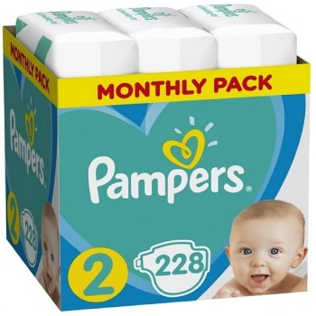 PAMPERS Baby Monthy Box 3x 76 ks ( 4 - 8 kg )