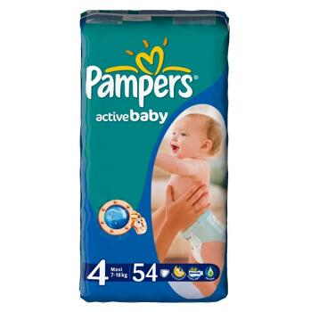 PAMPERS PLIENKY ACTIVE BABY MAXI 54 KS