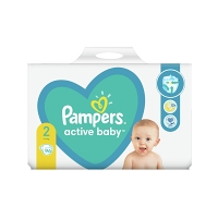 PAMPERS Active Baby veľ.2 Detské plienky 4-8 kg 96 ks