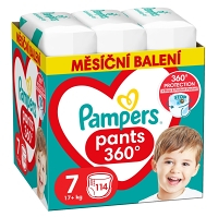 PAMPERS Premium nohavičkové plienky Monthly box S7 114 kusov
