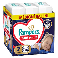 PAMPERS Pants night 7 nohavičkové plienky 70 kusov