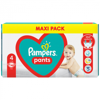 PAMPERS Pants veľ.4 Plienkové nohavičky 9-15 kg 48 ks