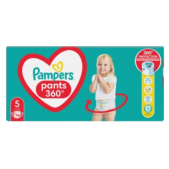 PAMPERS Pants veľ.5 Plienkové nohavičky 12-17 kg 96 ks (Plienky 5 (11 - 25 kg))