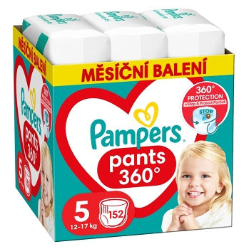 PAMPERS Pants veľ.5 Plienkové nohavičky 12-17 kg 152 ks