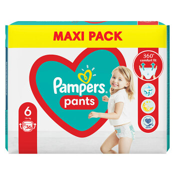 PAMPERS Pants veľ.6 Plienkové nohavičky 15+ kg 36 ks