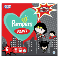 PAMPERS Pants veľ.6 Plienkové nohavičky 15+kg Warner Bros 60 ks