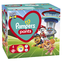 PAMPERS Baby dry edícia Paw Patrol veľ. 4 plienkové nohavičky 9-15 kg 72 ks