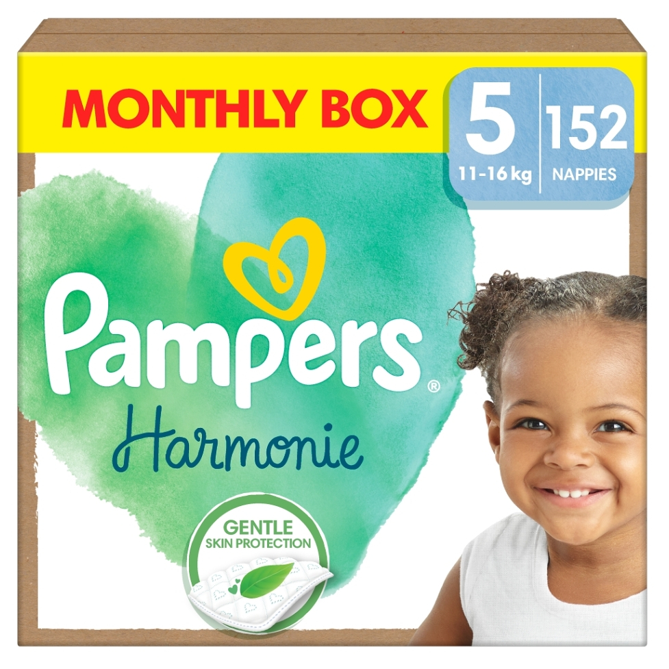 PAMPERS Harmónia plienky M box S5 152 kusov