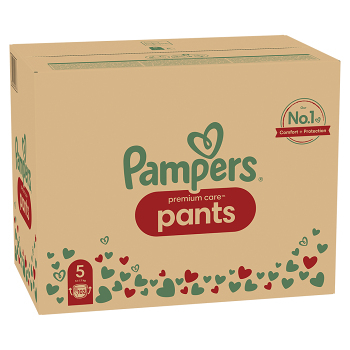 PAMPERS Premium Care veľ. 5 plienkové nohavičky 12-17 kg 102 ks (Plienky 5 (11 - 25 kg)) - Plienkové - obrázok 2/4