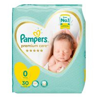 PAMPERS Premium Care 0 NEWBORN do 2,5 kg 30 kusov