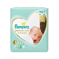 PAMPERS Premium Care 1 Newborn 2-5 kg 78 kusov
