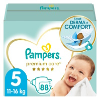 PAMPERS Premium Care 5 JUNIOR 11-18 kg 88 kusov