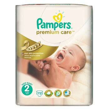 Pampers Premium Care 2 mini 3 - 6 kg 72 kusov