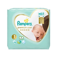 PAMPERS Premium Care Pack S1 Newborn 2-5 kg 26 ks