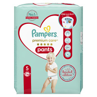 PAMPERS Premium Care pants 5 junior 12-17 kg 20 kusov