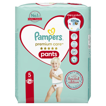 PAMPERS Premium Care pants 5 junior 12-17 kg 20 kusov