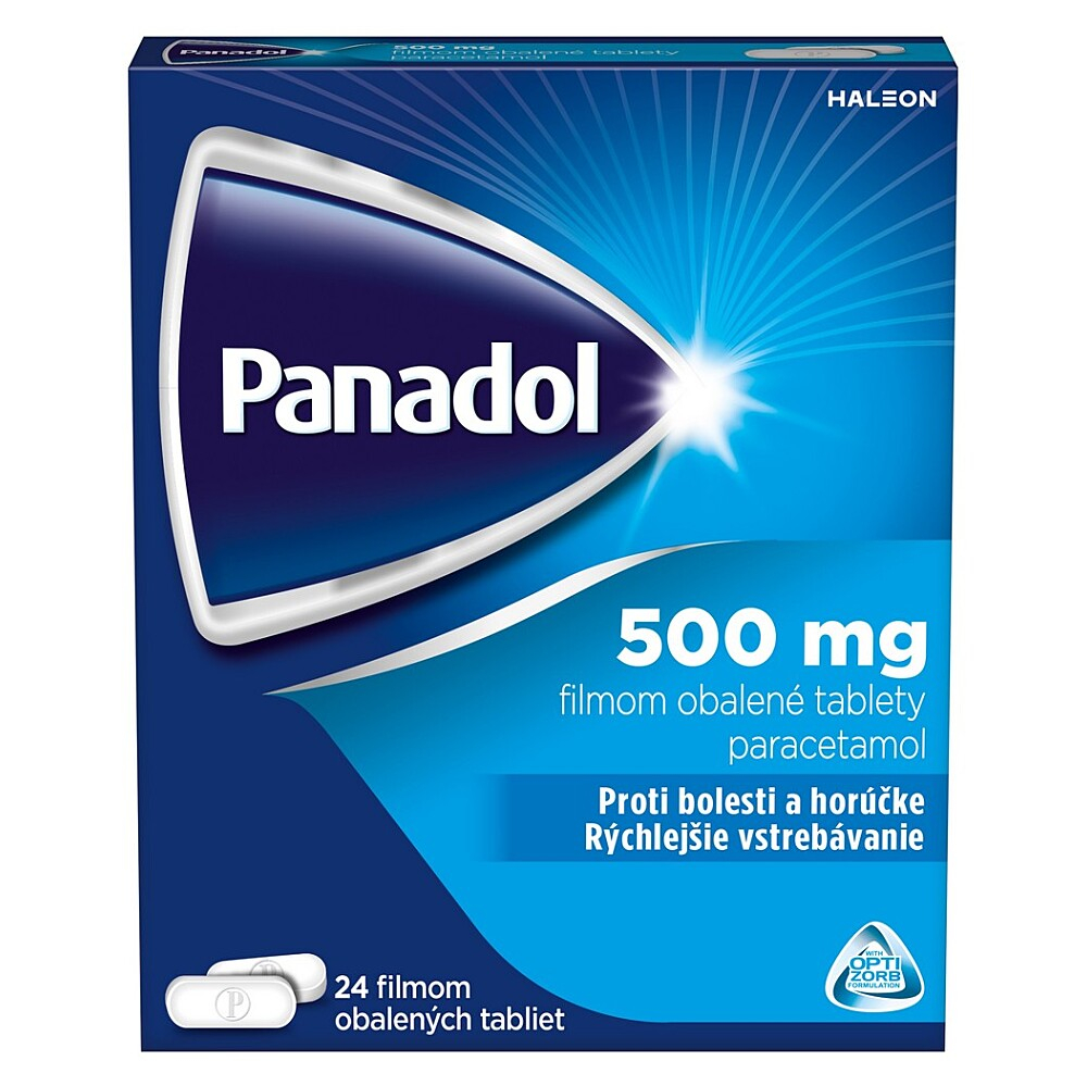 PANADOL 500 mg 24 filmom obalených tabliet