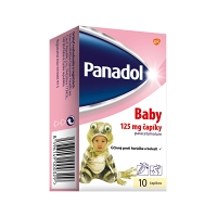 PANADOL BABY sup 125 mg 10 čapíkov