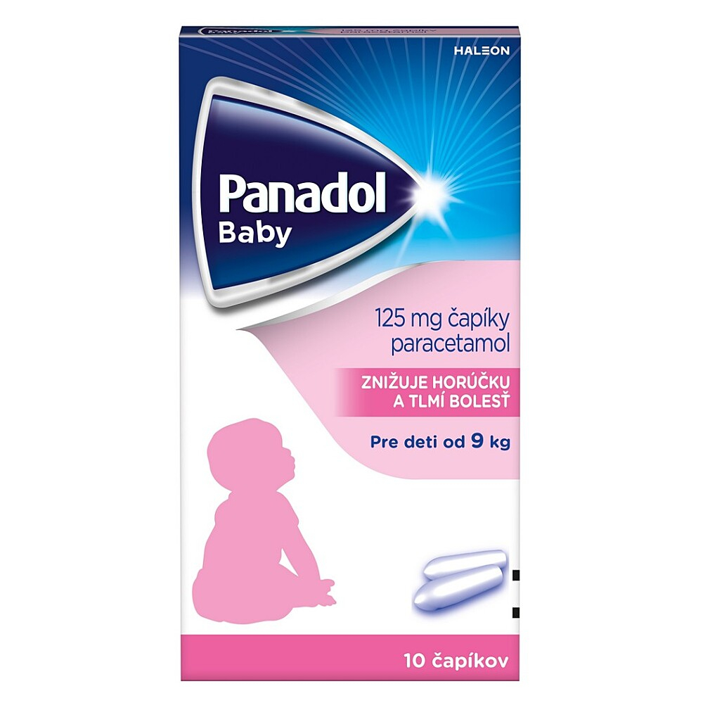 PANADOL Baby sup 125 mg 10 čapíkov