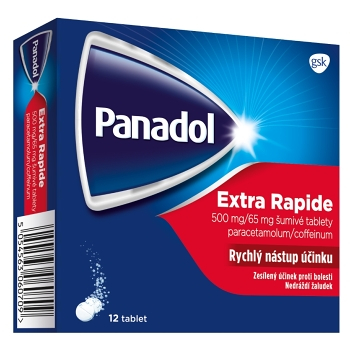 PANADOL Extra Rapid 500 mg x 12 šumivých tabliet