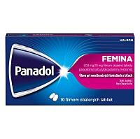 PANADOL Femina flm 500 mg/10 mg 10 tabliet