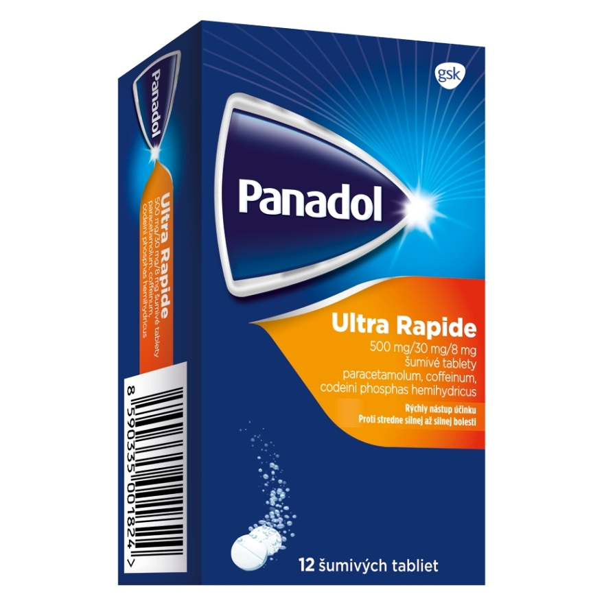 PANADOL Ultra Rapide 12 šumivých tabliet kúpite na Mojalekaren.sk
