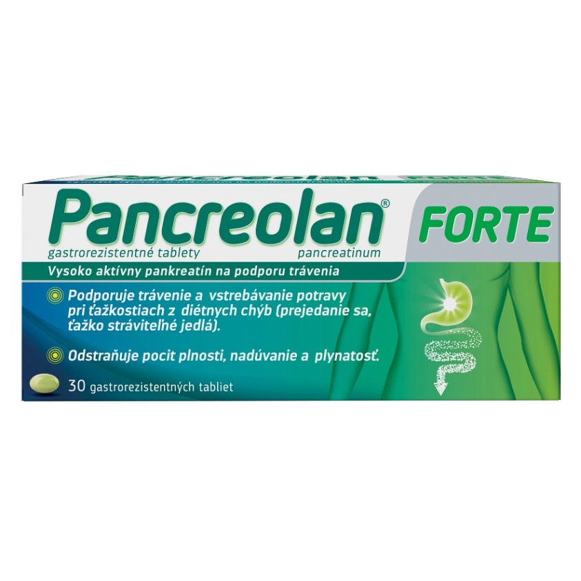 PANCREOLAN FORTE 220 mg 30 tabliet kúpite na Mojalekaren.sk