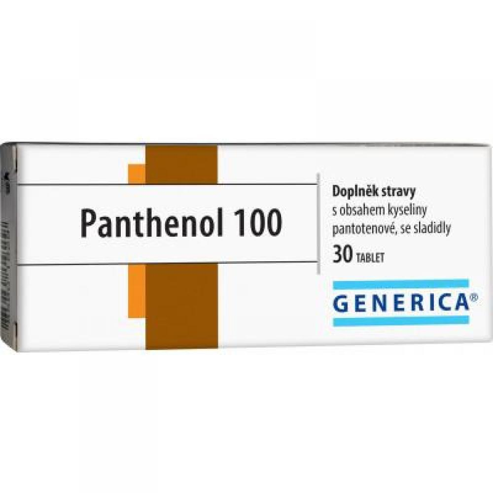 GENERICA Panthenol 100 30 tabliet kúpite na Mojalekaren.sk